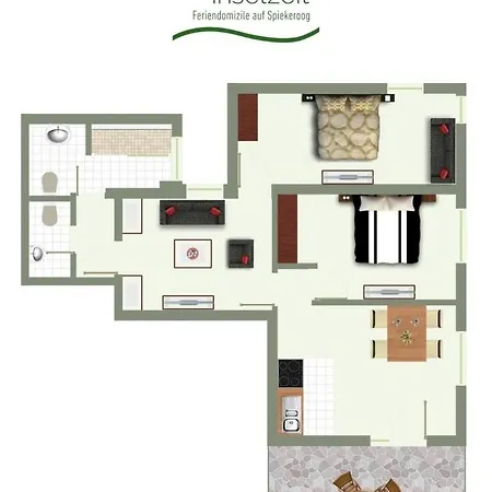 Appartement Duenenklause Duene 4 *